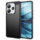 Xiaomi Redmi Note 14 5G Skal Borstad Kolfibertextur Svart