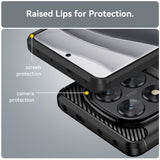 Xiaomi Redmi Note 14 Pro 5G Skal Borstad Kolfibertextur Svart