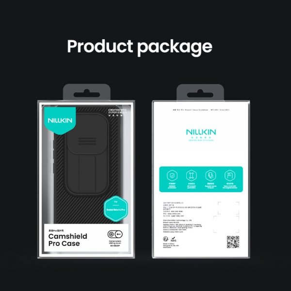 Nillkin Xiaomi Redmi Note 14 Pro 5G Skal CamShield Pro Svart