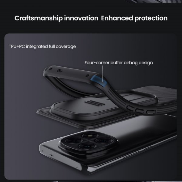 Nillkin Xiaomi Redmi Note 14 Pro 5G Skal CamShield Pro Svart