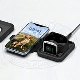 Xqisit Laddare 2-in-1 Portable Wireless Charger MagSafe