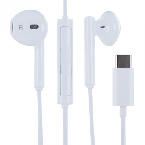 Huawei Original Hörlurar Usb C Cm33 Vit