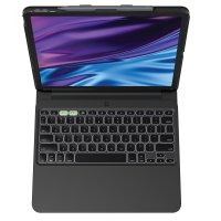 iPad Air 13 (M2/M3) Fodral med Tangentbord Pro Keys 2 Nordic Layout Svart