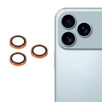 iPhone 17 Pro Max Kameraskydd i Härdat Glas Orange