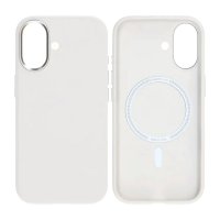 iPhone 17 Skal Konstläder MagSafe Vit