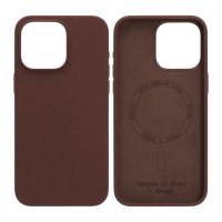 iPhone 15 Pro Max Skal Silikon MagSafe Brun