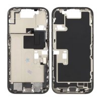 Mittenram med smådelar för iPhone 16 Pro - Naturlig Titan OEM