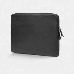 13" Macbook Leather Sleeve Svart