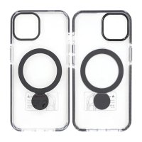 iPhone 15 Skal Ringstativ MagSafe Svart