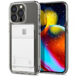 iPhone 14 Pro Max Skal Crystal Slot Dual Crystal Clear