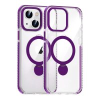 iPhone 13/iPhone 14 Skal Ringstativ MagSafe Lila