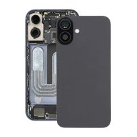 iPhone 16 Plus Baksida Glas Komplett - Svart
