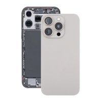 iPhone 16 Pro Max Baksida Glas Komplett OEM - Naturlig Titan