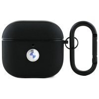 AirPods 4 Skal Äkta Läder Svart