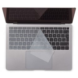 2-Pack Black/Clear Keyboard Cover For MacBook A1706 A1708 A1989 A1990 A1534 