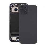 iPhone 15 Baksida Glas med Magnet och Kameralins - Svart