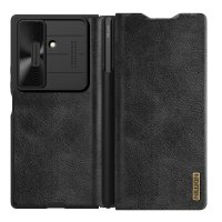 Samsung Galaxy Z Fold 7 Fodral Qin Pro Leather Svart
