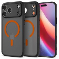 iPhone 17 Pro Max Skal Ultra Hybrid MagFit Frost Black Orange