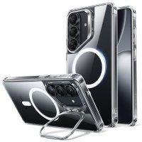 Samsung Galaxy S26 Skal Classic Hybrid Kickstand MagSafe Transparent
