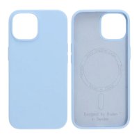 iPhone 15 Skal Silikon MagSafe Blå