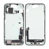 Mittenram med smådelar för iPhone 15 Plus - Grön OEM