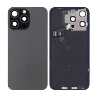 iPhone 15 Pro Max Baksida Glas Komplett OEM - Svart