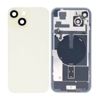 iPhone 15 Plus Baksida Glas med smådelar - Gul