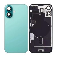 iPhone 16 Plus Baksida Glas med smådelar - Grön