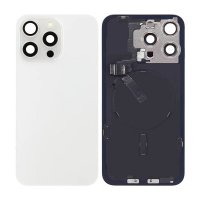 iPhone 15 Pro Max Baksida Glas Komplett OEM - Vit