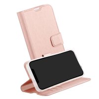 iPhone 15 Pro Fodral Classic Wallet Roseguld