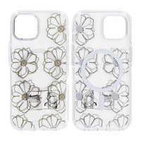 iPhone 15 Skal Mönster MagSafe Blommor