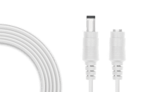 Strömförlängningskabel till Övervakningskamera 4.5m Vit