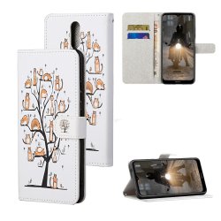 Nokia 2.4 Fodral Motiv Katter i Träd