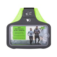Sportarmband Premium Medium 5.5" Grå/Gul