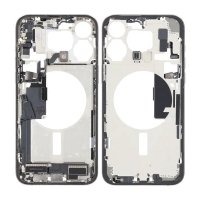 Mittenram med smådelar för iPhone 15 Pro Max - Naturlig Titan OEM