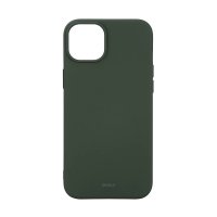 iPhone 15 Plus Skal Silicone Touch MagSeries Olive Green