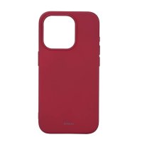 iPhone 15 Pro Skal Silicone Touch MagSeries Deep Red