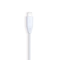 Laddkabel Lightning till USB-A 1m MFI Vit