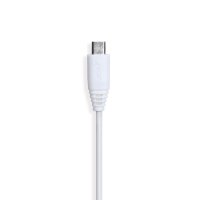 Laddkabel Micro-USB till USB-A 1m Vit