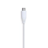Laddkabel Micro-USB till USB-A 0.3m Vit