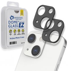 iPhone 13 Mini Kameralinsskydd Camera EZ 2-pack Svart