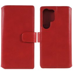 Samsung Galaxy S22 Ultra Fodral Essential Leather Poppy Red