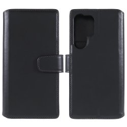 Samsung Galaxy S22 Ultra Fodral Essential Leather Raven Black