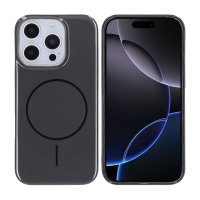 iPhone 16 Pro Skal TPU MagSafe Blank Svart
