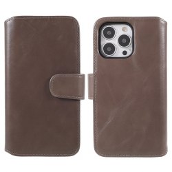 iPhone 13 Pro Max Fodral Essential Leather Moose Brown