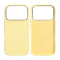 iPhone 17 Pro Max Skal Silikon MagSafe Gul