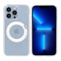 iPhone 13 Pro Skal Roterbart MagSafe Stativ Transparent