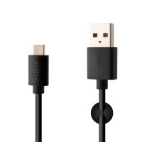 Kabel USB-A till USB-C 1m Svart
