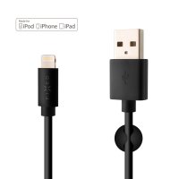 Kabel USB-A till Lightning 1m Svart