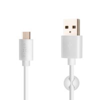 Kabel USB-A till USB-C 2m Vit